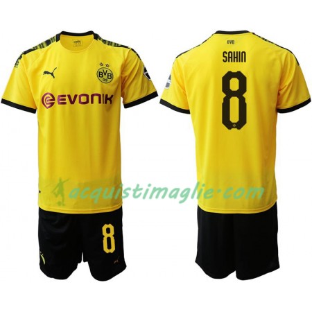 Divisa di Calcio Borussia Dortmund Nuri Sahin 8 Bambino Prima 2019/2020